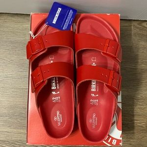 red valentino birkenstock